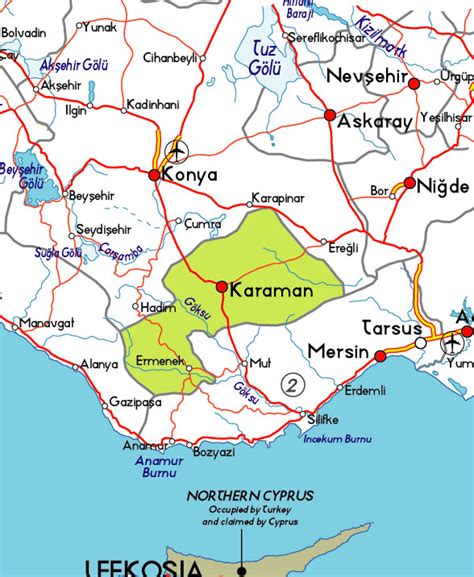 Karaman Map