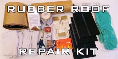 Repair an EPDM Flat Roof Yourself – D.I.Y. EPDM Rubber Roof Repair Kit