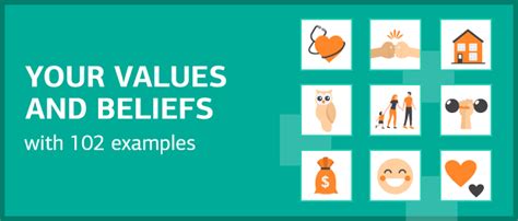 Defining Your List of Values and Beliefs (With 102 Examples)