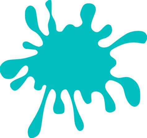Paint Turquoise Splat · Free vector graphic on Pixabay