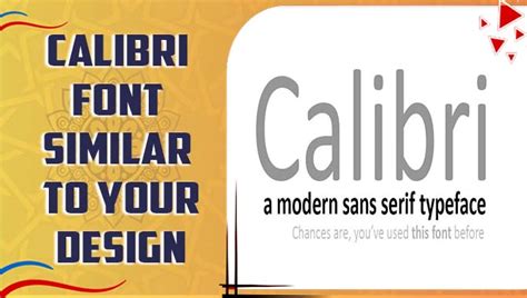 Calibri Font Similar To Your Design: Calibri Font Alternatives