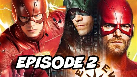 The Flash Season 5 Episode 2 and Crossover Promo Explained - YouTube