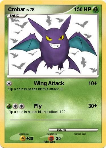 Pokémon Crobat 31 31 - Wing Attack - My Pokemon Card