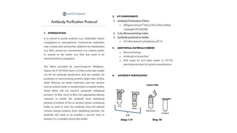 Antibody Purification Protocol for bioready gold | PPT