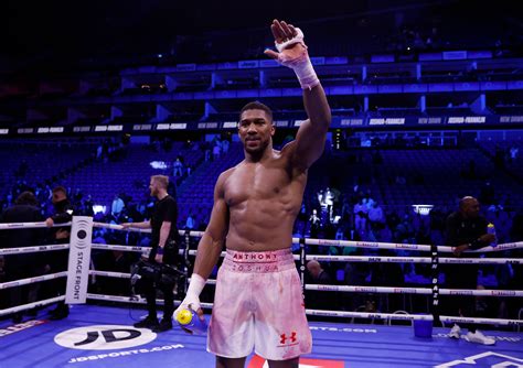 Anthony Joshua's ice-cold reaction to huge one-punch knockout