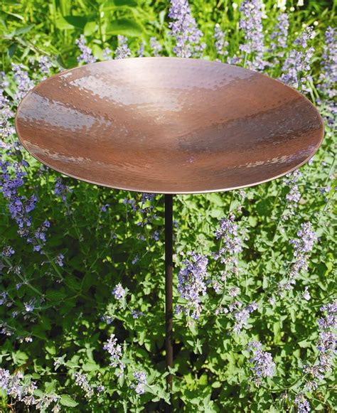 Burnt Copper Birdbath Copper Bird Bath, Copper Diy, Copper Bowl, Antique Copper, Bird Bath ...