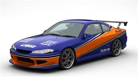 Nissan Silvia S15 Tokyo Drift 3D Model - TurboSquid 2010949