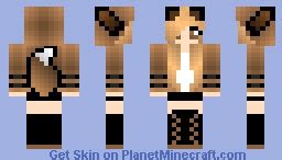 Fox Girl Minecraft Skin