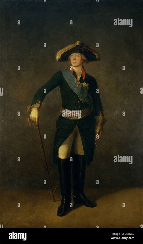 Portrait of the Emperor Paul I of Russia (1754-1801), 1797. Artist: Shchukin, Stepan Semyonovich ...