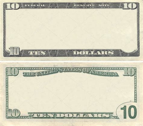 Clear 10 dollar banknote pattern Stock Photo by ©Zelfit 7102451