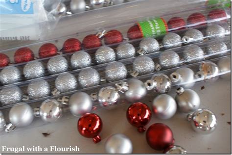 Frugal with a Flourish: Quick Christmas Craft–Ornament Tree