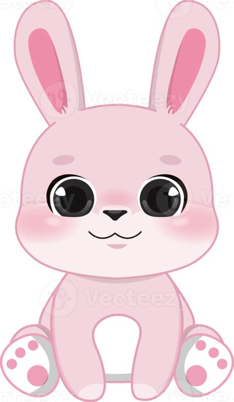 Pink Rabbit Cartoon Character 19840868 PNG