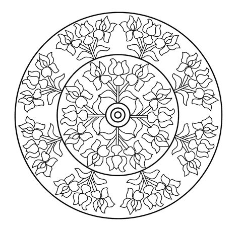 Mandalas de flores - Imagui