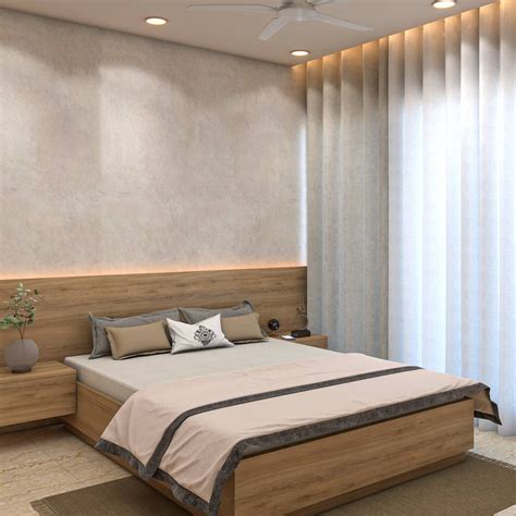 Modern Master Bedroom Design With Bedside Units | Livspace