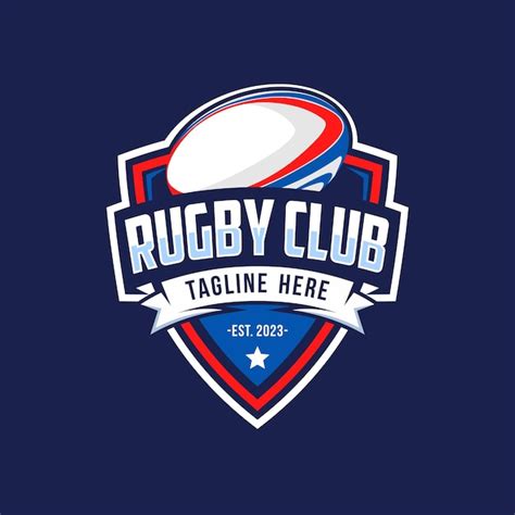 Premium Vector | Rugby logo design vector template rugby club emblem badge