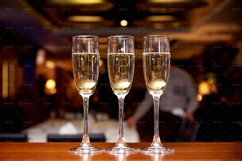 Champagne Glasses At A Party - Stock Photos | Motion Array