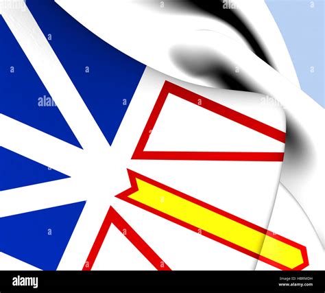 Flag of Newfoundland and Labrador Stock Photo - Alamy