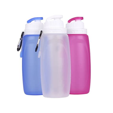 cheap clear water bottles, 320Ml collapsible clear water bottle, kids sport clear water bottle ...