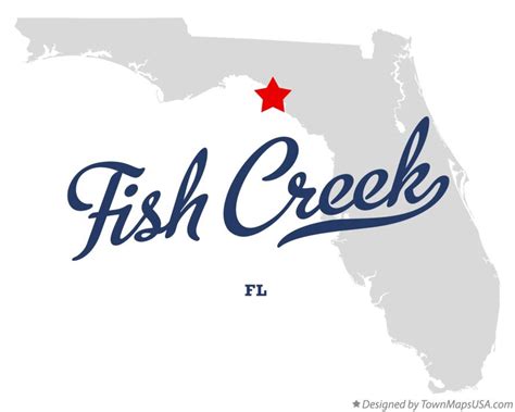 Map of Fish Creek, FL, Florida