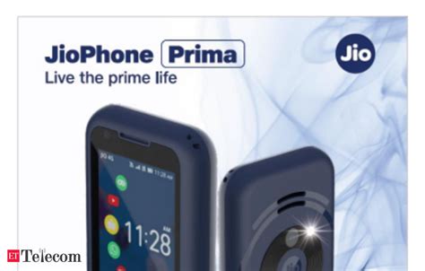 Reliance Jio’s JioPhone Prima 4G phone goes on sale at Rs 2,599, ET Telecom