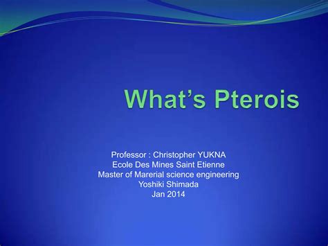 Pterois | PPT