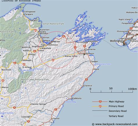 Where is Richmond Stream? Map - New Zealand Maps