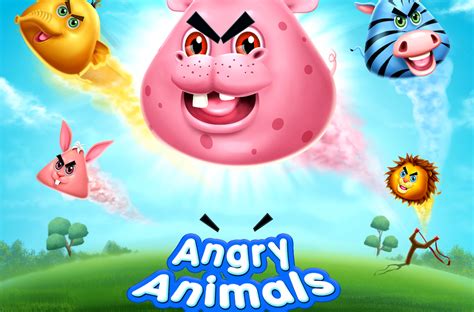 Angry Animals - SlingShot Game - Nipsapp