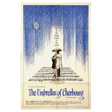 The Umbrellas of Cherbourg, Unframed Poster, 1976 For Sale at 1stDibs