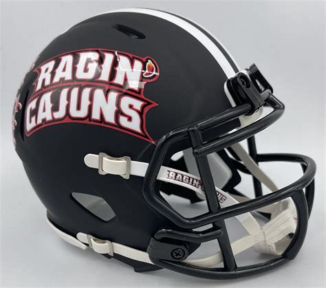 CUSTOM BUILT RIDDELL SPEED MINI FOOTBALL HELMET - LOUISIANA RAGIN' CAJUNS | eBay