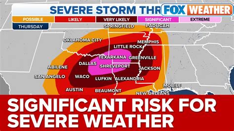 Significant Risk For Severe Weather Outbreak Throughout Mid-South on ...