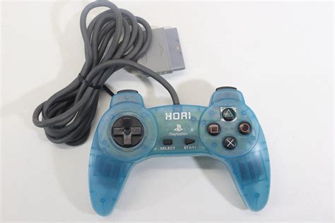 Hori Digital Sindou Pad HPS-52 Clear Blue Controller Playstation 1 & 2 ...