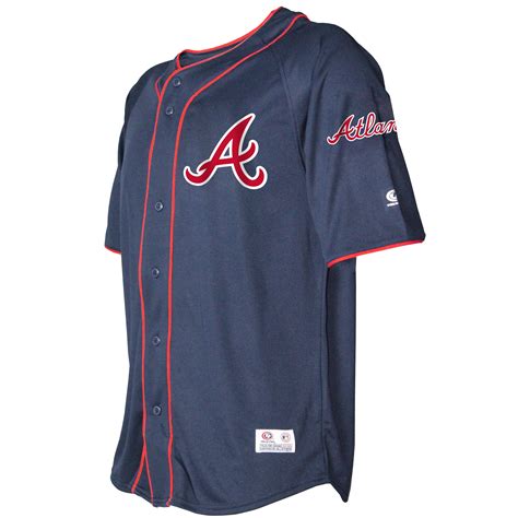 MLB Atlanta Braves Adult Buttom-Down Jersey - Walmart.com