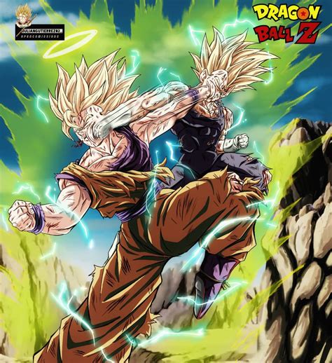 Goku vs vegeta majin by juliangutierrez002 on DeviantArt