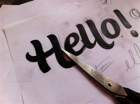 Lettering | Hello on Behance