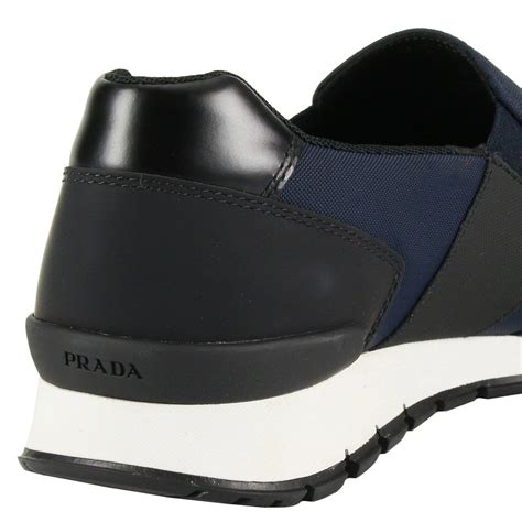 PRADA: Shoes men | Sneakers Prada Men Blue | Sneakers Prada 4D3155 1OS7 ...