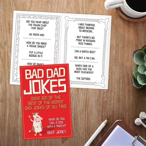 BAD DAD JOKES: Over 300 of the best of the Worst Dad Jokes of All Time Book - Etsy