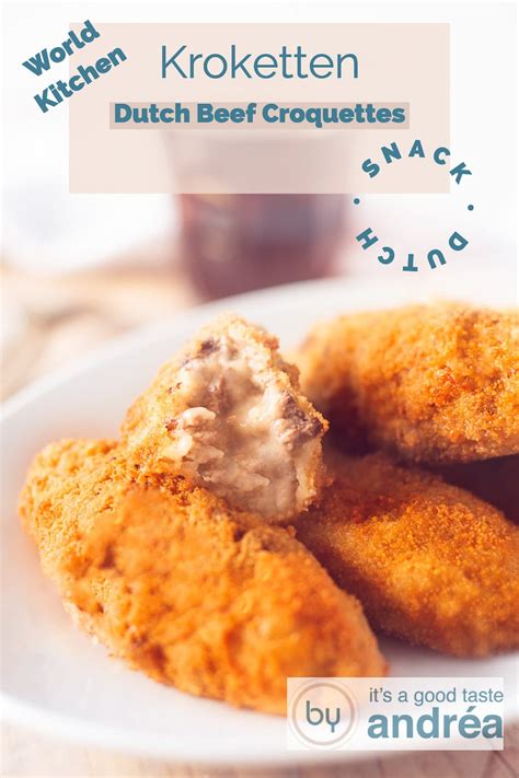 Kroketten Recipe (Dutch Beef Croquettes) - By Andrea Janssen