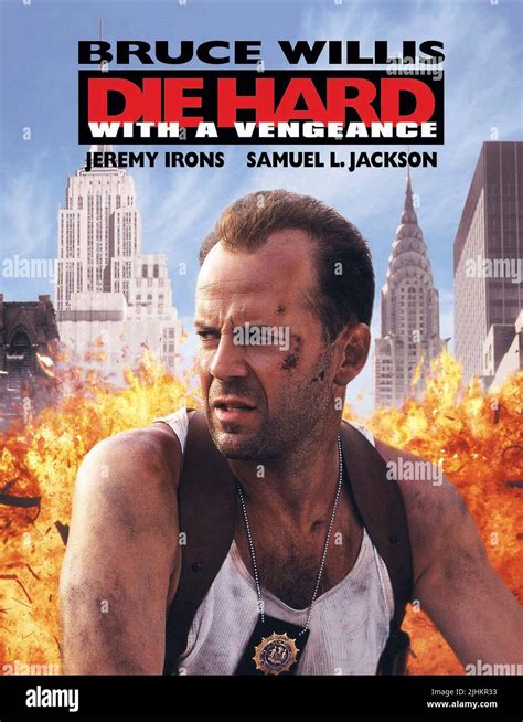 BRUCE WILLIS POSTER, DIE HARD: WITH A VENGEANCE, 1995 Stock Photo - Alamy