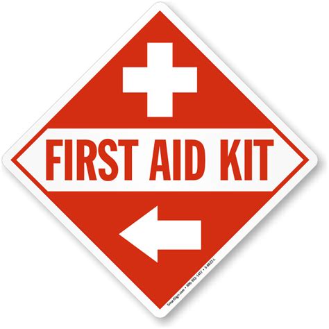 First Aid Kit Signs | First Aid Kit Inside Signs and Labels