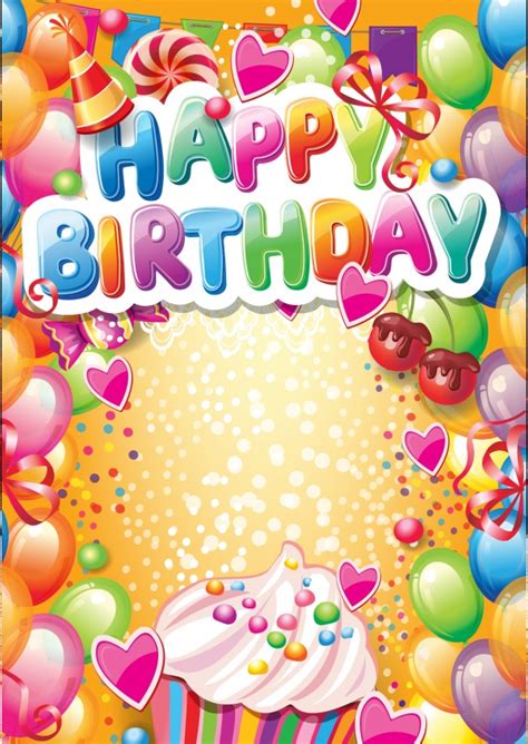 Birthday Cards Images / Get 101 Birthday Cards Microsoft Store En Nu / Set cute happy birthday ...