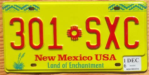 2016 New Mexico nearly mint | Automobile License Plate Store: Collectible License Plates for Less