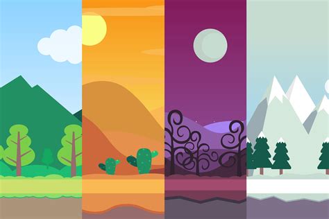 Free 2D Cartoon Parallax Background | 2D Environments | Unity Asset Store