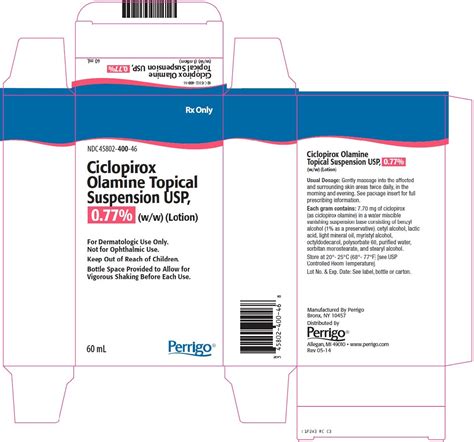 Ciclopirox Topical Suspension - FDA prescribing information, side effects and uses