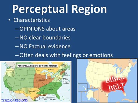 What Is Perceptual Region