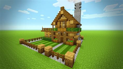 Minecraft: How To Build A Small Survival House Tutorial (Rustic house ...