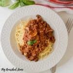 Easy Spaghetti Bolognese | My Nourished Home