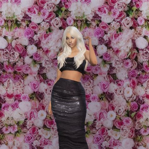 PlatinumLuxeSims — 🌸Luxury Flower Wall🌸 (Wallpaper) So here is some...