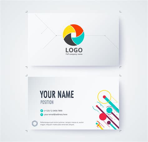 Business name card template commercial design 675711 Vector Art at Vecteezy