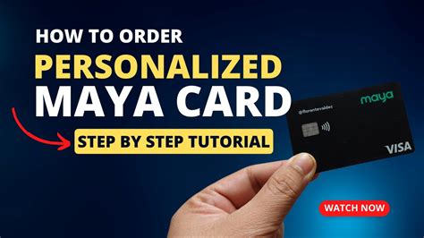 How to Order Your Personalized Maya Card - YouTube