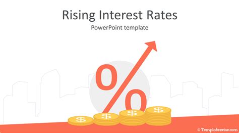 Free Rising Interest Rates Powerpoint Template | Powerpoint templates ...